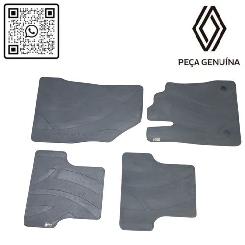 RN 748830 8201748830 JOGO DE TAPETE KARDIAN PRETO ORIGINAL 1